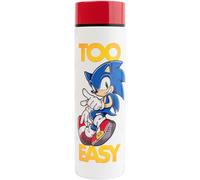 OFFICIAL SONIC THE HEDGHOG 420ML HOT COLD METAL WATER DRINKS SPORTS BOTTLE