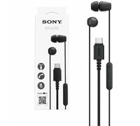 Official SONY IER-EX15C USB-C Wired Earbuds with Mic In-Ear Headphones - Black