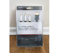 OFFICIAL SONY PLAYSTATION S VIDEO CABLE PS1 PS2 PS3 LEAD SCPH-10480 -Genuine New