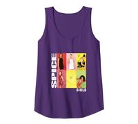 Official Spice Girls Photo Signatures Tank Top, Women, Purple, X-Large