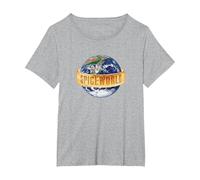 Official Spice Girls Spice World T-Shirt, Women's Plus, Heather Grey, 2X