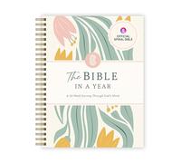 Official Spiral Bible® The Bible in a Year | 52 Week Guided Bible Study & Daily Reading Plan | Spiritual Companion & Journal for Adults & Teens | 8.5" x 11" Notebook