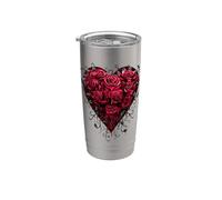 Official Spiral Bleeding Heart Gothic Fantasy Stainless Steel Insulated Tumbler