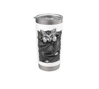 Official Spiral Bright Eyes Kitten Gothic Fantasy Stainless Steel Insulated Tumbler