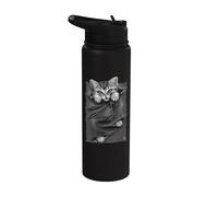 Official Spiral Bright Eyes Kitten Gothic Fantasy Stainless Steel Insulated Water Bottle