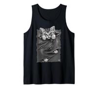 Official Spiral Bright Eyes Kitten Gothic Fantasy Tank Top