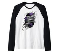 Official Spiral Every Rose has a Thorn Gothic Fantasy Raglan Baseball Tee
