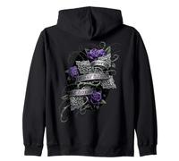 Official Spiral Every Rose has a Thorn Gothic Fantasy Zip Hoodie