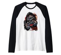 Official Spiral Gamer Respawn Gothic Fantasy Raglan Baseball Tee