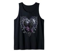 Official Spiral Raven Heart Gothic Fantasy Tank Top