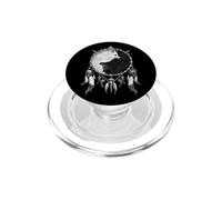 Official Spiral Wolf Chi Yin Yang Gothic Fantasy PopSockets PopGrip for MagSafe