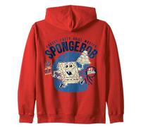 Official SpongeBob SquarePants Krabby Patty Grill Zip Hoodie