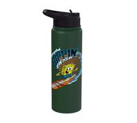 Official Spongebob Squarepants Ripping up the Ocean Stainless Steel Insulated Water Bottle