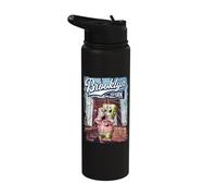 Official Spongebob Squarepants SB Brooklyn Stainless Steel Insulated Water Bottle