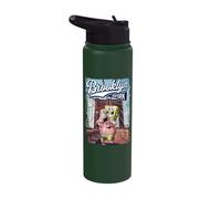 Official Spongebob Squarepants SB Brooklyn Stainless Steel Insulated Water Bottle