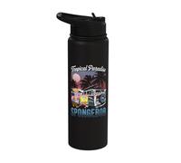 Official Spongebob Squarepants Tropical Island Stainless Steel Insulated Water Bottle