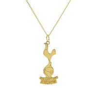 Official Spurs 18ct Gold Plated Silver Crest Pendant & Chain - Hallmarked Licensed Gift