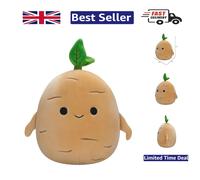 Squishmallows Original 7.5-Inch Tan the Ginseng - Little Ultrasoft Official Plush