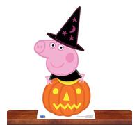Official Star Cutouts Peppa Pig Party Pumpkin and Magical Hat (Halloween) Cardboard Cutout 94cm Tall