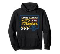 Official Star Trek - Live Long And Prosper Pullover Hoodie