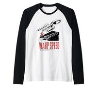 Official Star Trek - Warp Speed Raglan Baseball Tee
