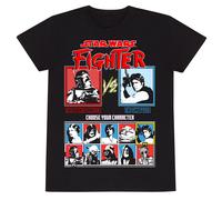 Official Star Wars Classic T-Shirt Vs Screen Black Unisex Movie Graphic Fans Tee