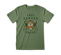 Official Star Wars Endor Park Ranger Unisex Green T-Shirt, X-Large