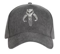 Official Star Wars Mandalorian Silver Crest Cap - Stylish Hat for Adults & Fans