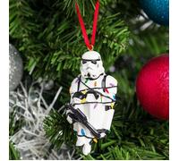 Original Stormtrooper In Fairy Lights Hanging Ornament 9cm