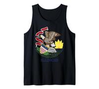 Official State Flag of Illinoisan Tank Top