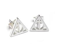Official Sterling Silver Harry Potter Deathly Hallows Stud Earrings- SE0054
