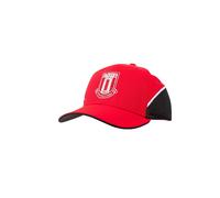 Official Stoke City FC Home Style Red and Black Cyclops Baseball Cap - Adjustable Strap, High Quality Gift for Potters Fans