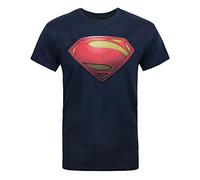Official Superman Man of Steel Textured Men's T-Shirt (XL)