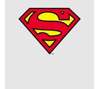 Official Superman Shield Hoodie - Grey - M