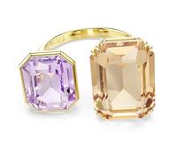 [Official] [Swarovski] Millenia Open Ring, Octagon Cut, Multicolor, Gold Tone Plating