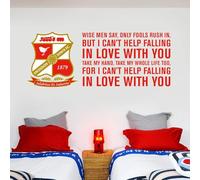 Official Swindon Town FC Crest & Song Wall Art Stickers (60cm Width x 25cm Height)