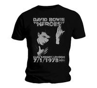 Official T Shirt DAVID BOWIE Earls Court Live 78' ~ Heroes XXL