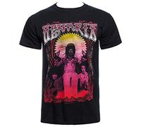 Official T Shirt JIMI HENDRIX Pink/Yellow FLOWER L