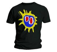 Official T Shirt Primal Scream Black Logo SCREAMADELICA