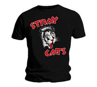 Official T Shirt Punk Rockabilly STRAY CATS Classic Cat Logo M