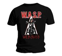 Official T Shirt WASP W.A.S.P Heavy Metal WILD CHILD Motorbike Logo M