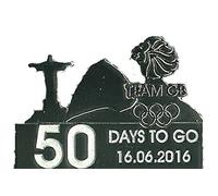 Official Team GB 50 Days To Go Rio 2016 Olympic Pin
