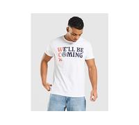 Official Team Scotland We'll Be Coming 2026 T-Shirt - White - Mens L