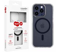 Official Tech21 (iPhone 15 PRO, 6.1") Evo Crystal Case, MagSafe Shockproof Cover
