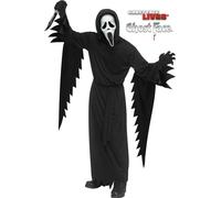 Official Teen Ghost Face Scream Costume Halloween Horror Fancy Dress 12-14