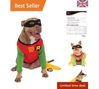Official Teen Titans Robin Pet Costume for Small Dogs - Perfect Halloween Gift