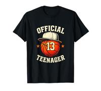 Official Teenager 13 - Boy Birthday Basketball T-Shirt