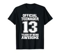 Official Teenager 13th Birthday Thirteen Years Old for Kids Value Graphic T-Shirt