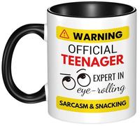 Official Teenager Mug - Fun Ceramic Coffee Cup for Teens - Perfect 13th Birthday Gift for Boys & Girls - 11 oz Funny Novelty Cup