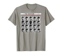 Official The Beatles A Hard Day's Night Album Cover Band T-Shirt, Men, Slate Grey, Medium